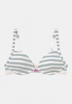 Sanetta Bra Soft Cup Print - T-Shirt Bh - Azur