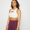 ADIDAS PERFORMANCE Bra - Sport-Bh Met Medium Support - Off-White