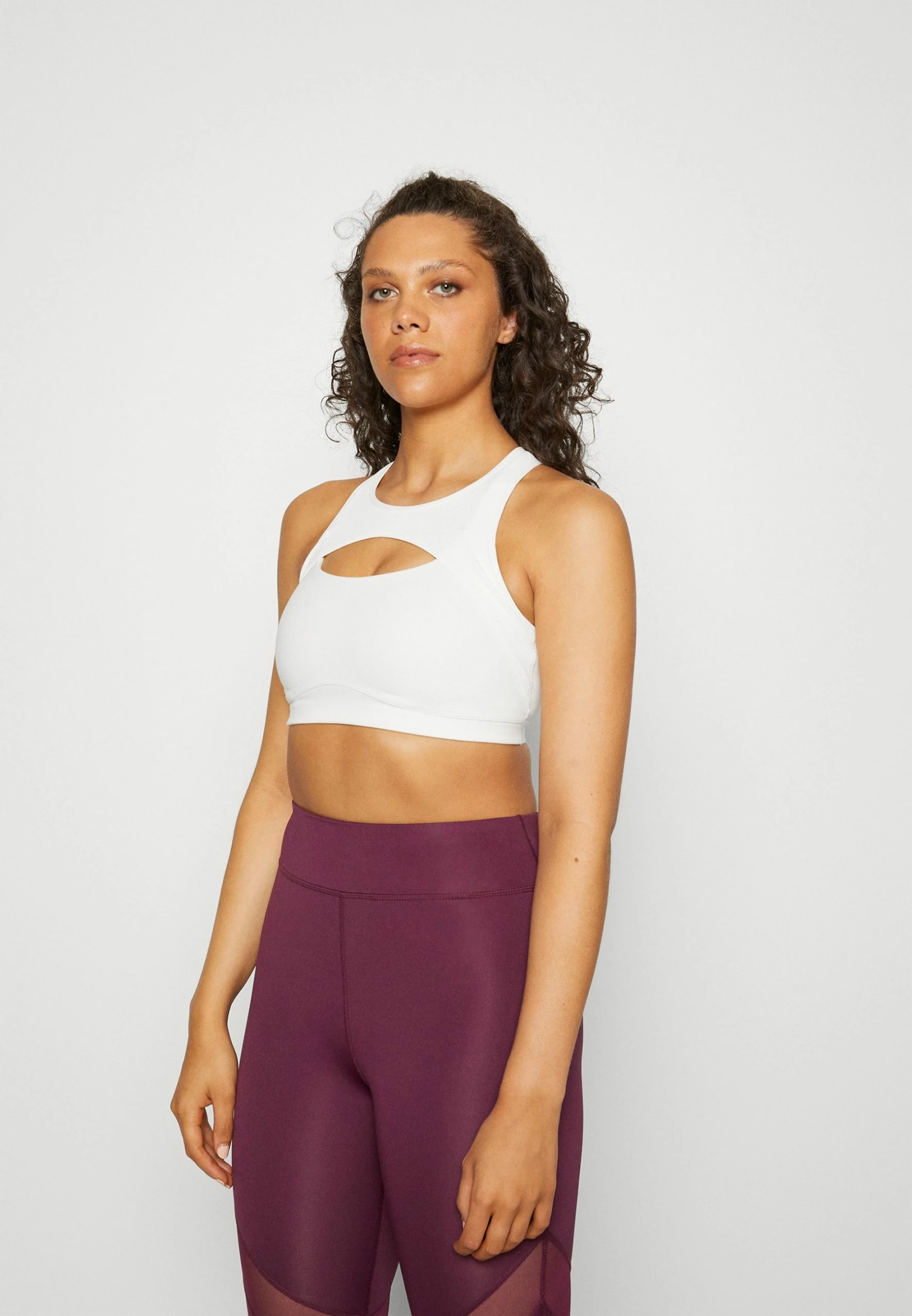 ADIDAS PERFORMANCE Bra - Sport-Bh Met Medium Support - Off-White 3 ADIDAS PERFORMANCE Bra - Sport-Bh Met Medium Support - Off-White