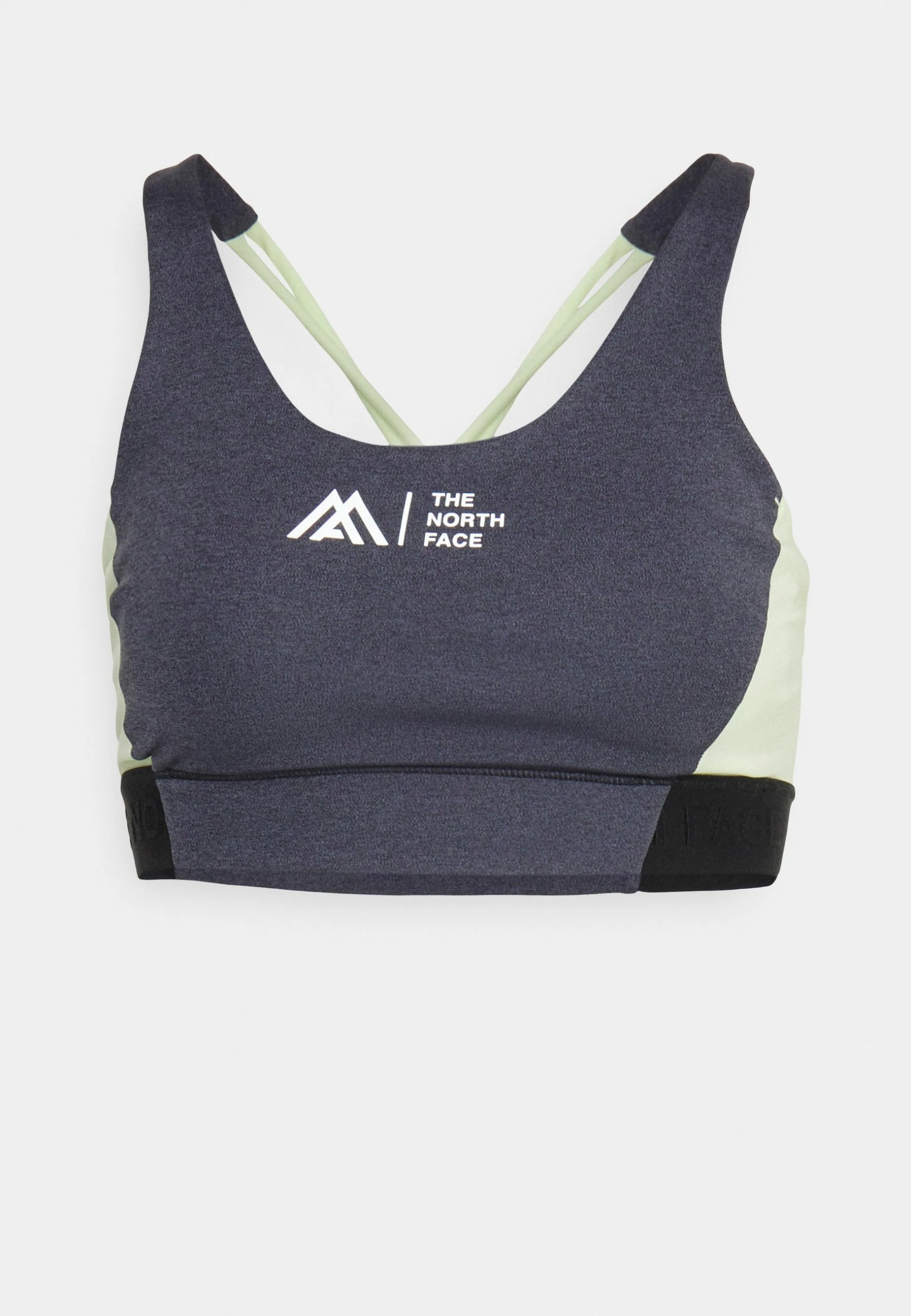 The North Face Lab Bra - Sport-Bh Met Medium Support - Lunar Slate Black Heather/Lime Cream 8 The North Face Lab Bra - Sport-Bh Met Medium Support - Lunar Slate Black Heather/Lime Cream - Afbeelding 6