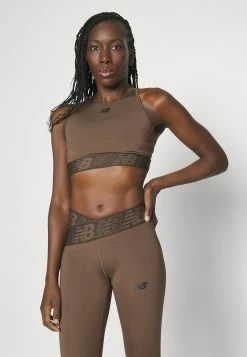 New Balance Relentless Crop Bra - Sport-Bh Met Medium Support - Dark Mushroom 12 New Balance Relentless Crop Bra - Sport-Bh Met Medium Support - Dark Mushroom -triangle bra shop 5da0307c83964f4995526812780cfa12
