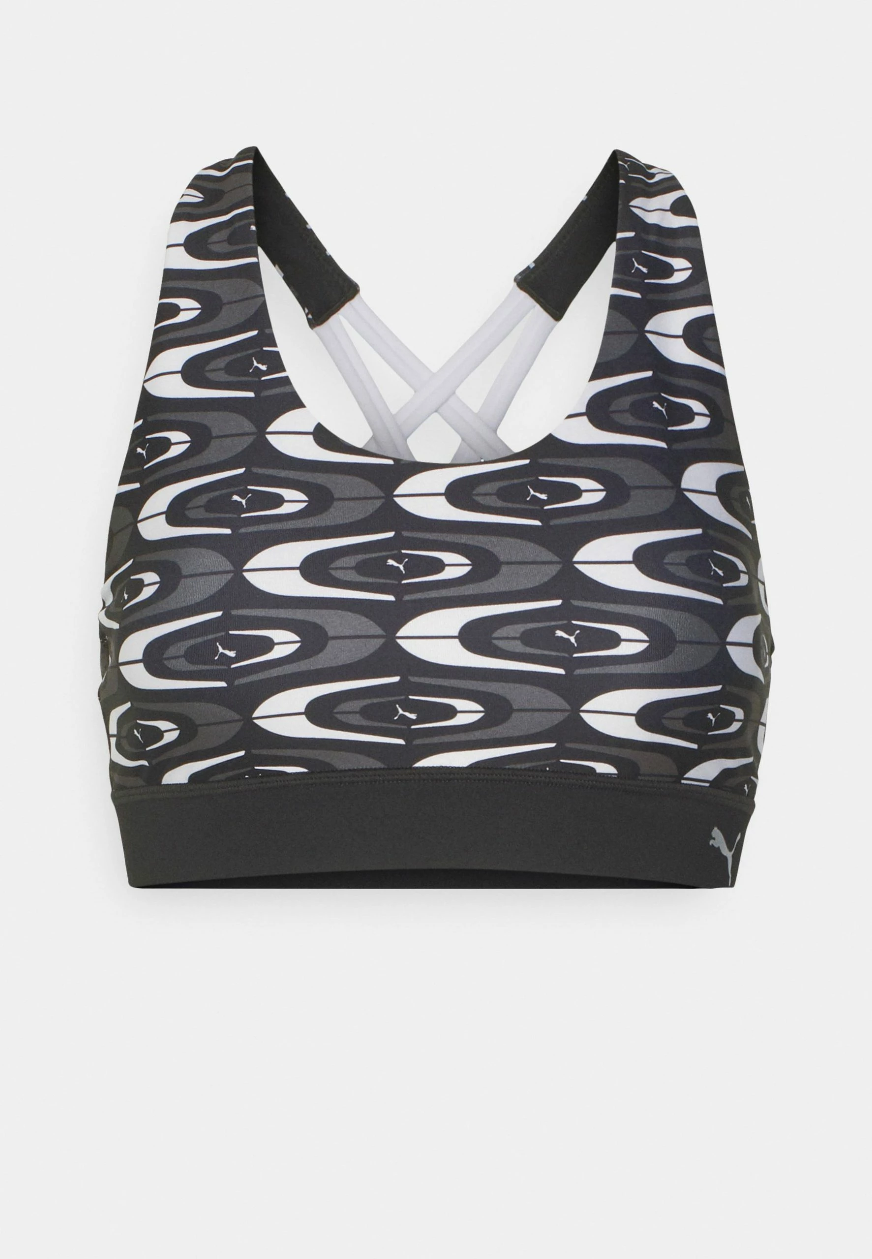 Puma Retro Glam Strappy Bra - Sport-Bh Met Medium Support - Black 7 Puma Retro Glam Strappy Bra - Sport-Bh Met Medium Support - Black - Afbeelding 5