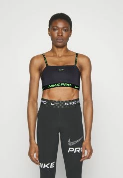 Nike Performance Indy Bandeau Bra - Sport-Bh Met Light Support - Gridiron/Green Strike