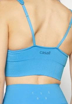 CASALL Seamless Padded Sports Bra - Sport-Bh Met Light Support - Crete Blue 11 CASALL Seamless Padded Sports Bra - Sport-Bh Met Light Support - Crete Blue -triangle bra shop bd951b81bfa9406882ef592d1e810f82