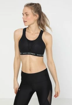 Shock Absorber Ultimate Run Bra Padded - Sport-Bh Met High Support - Schwarz