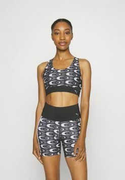 Puma Retro Glam Strappy Bra - Sport-Bh Met Medium Support - Black