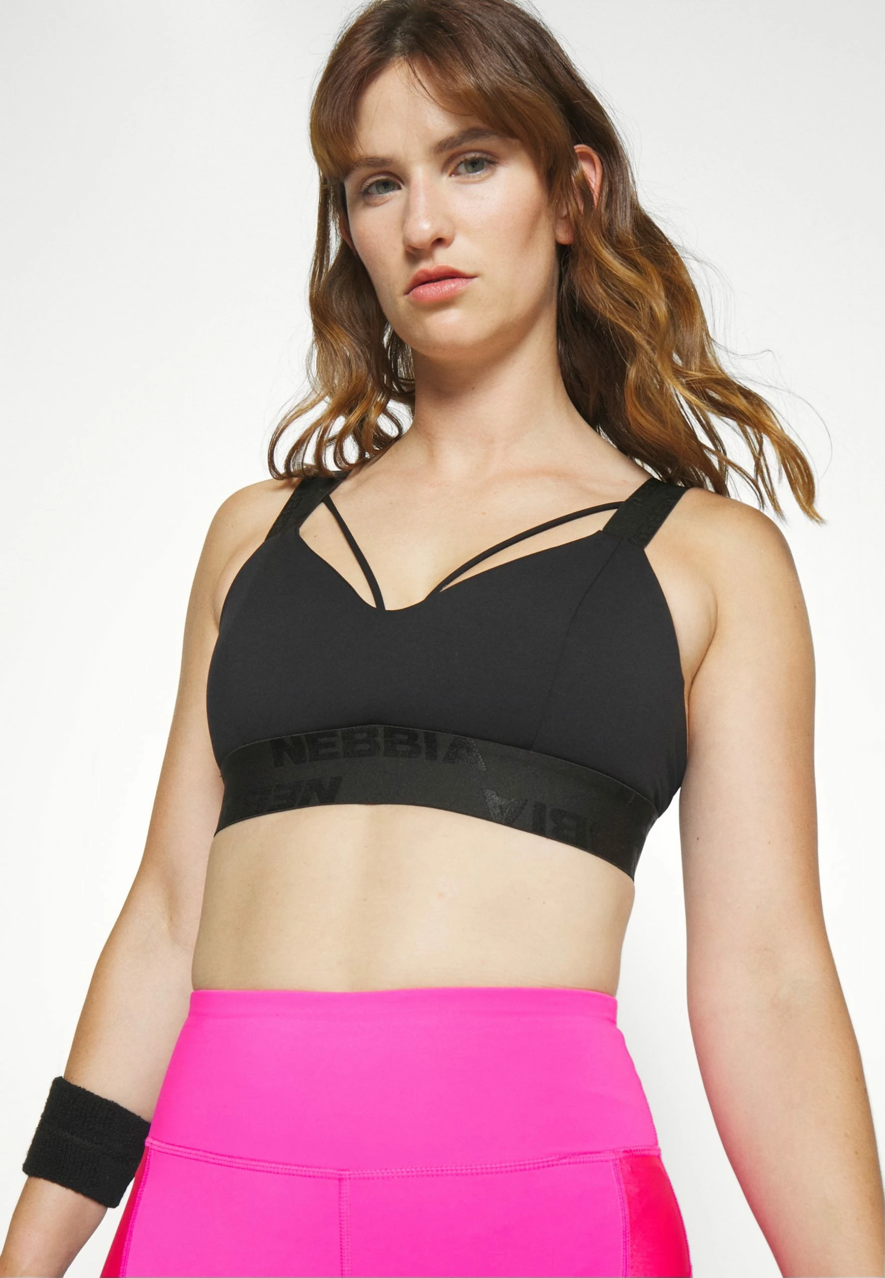 NEBBIA Women'S Padded Bra Intense Iconic - Sport-Bh Met Medium Support - Black 6 NEBBIA Women'S Padded Bra Intense Iconic - Sport-Bh Met Medium Support - Black - Afbeelding 4